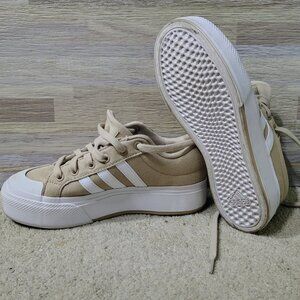 Size 6.5 - Adidas Bravada 2.0 Platform Clay Brown W